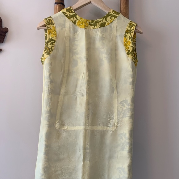 Vintage Southeast Asian Dress Painted Silk S - Picture 5 of 13